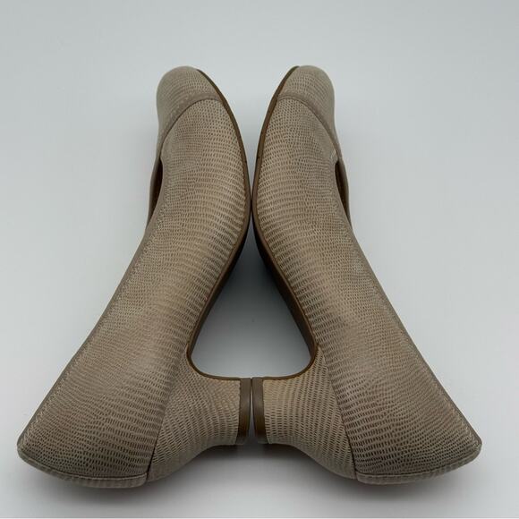 Hotter Monica Beige Lizard Print Heels UK 4 US 6 - Picture 7 of 13